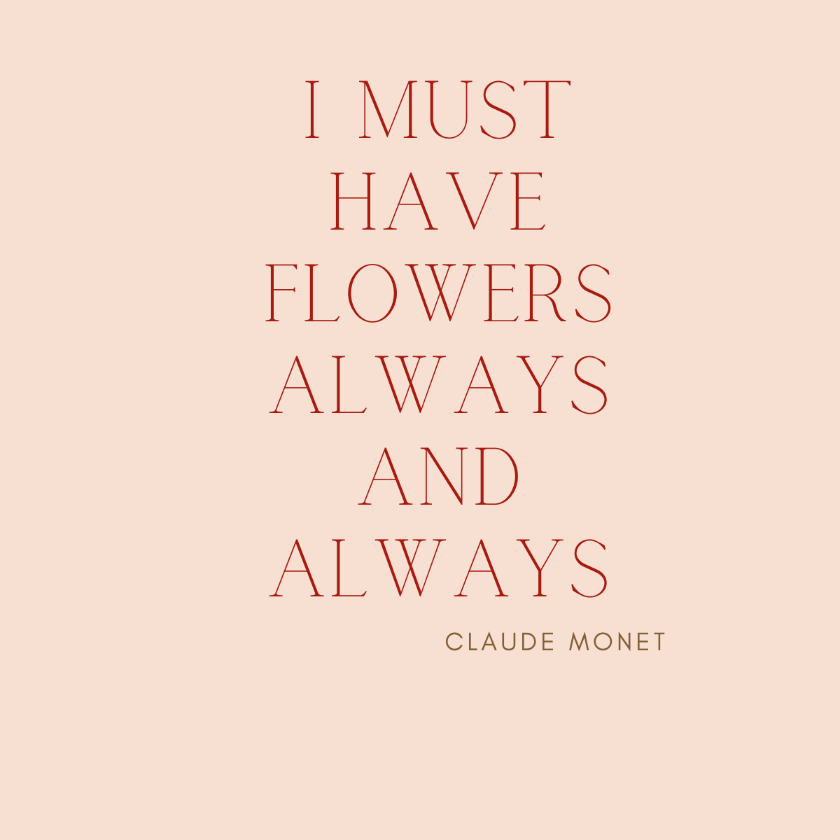 Zitat Claude Monet Hintergrundfarbe Website